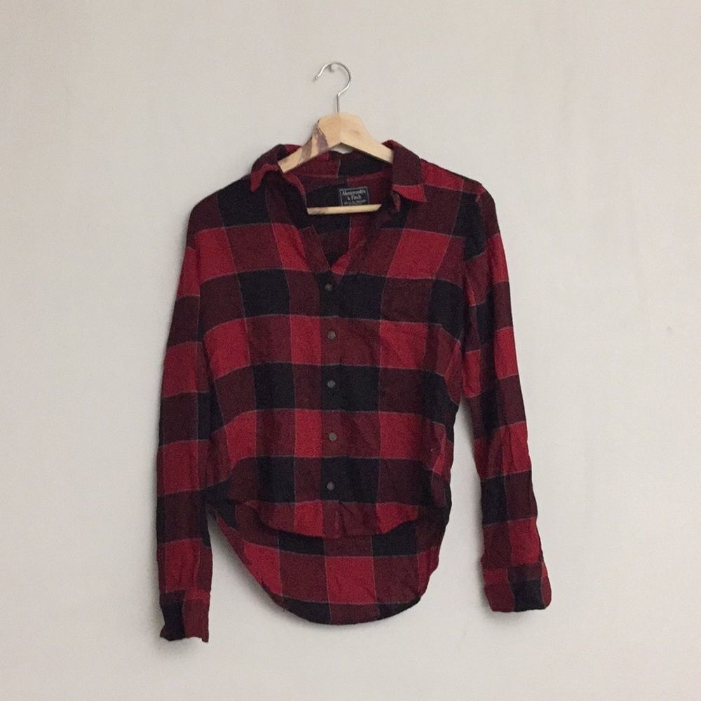 Abercrombie Fitch Red Plaid